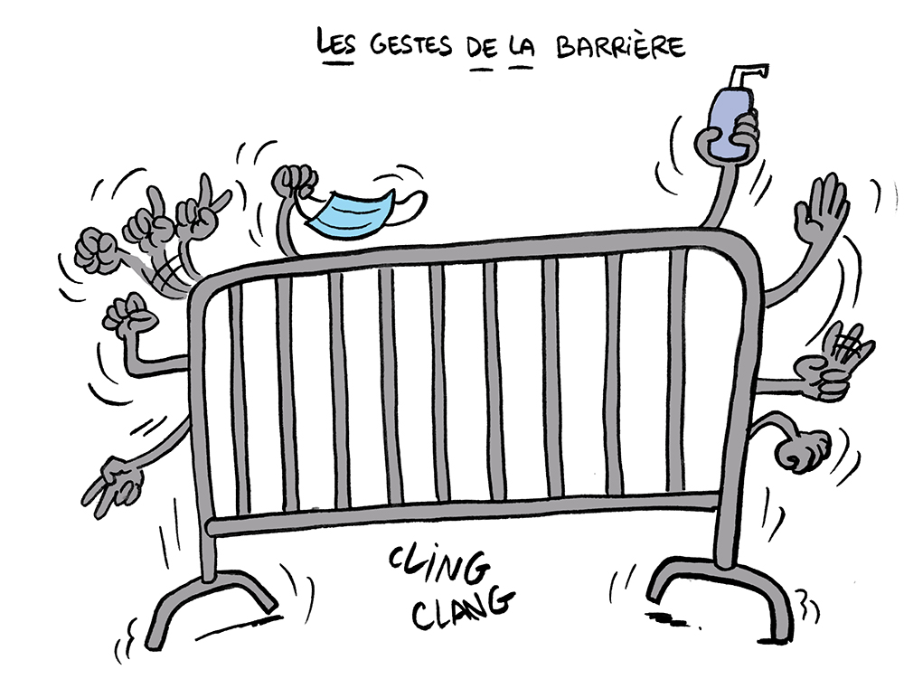 La geste Barrière du président Macron 1 IMG 5814